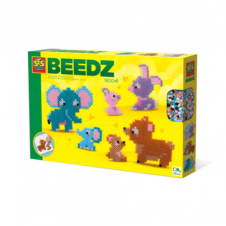 Jucarii copii si bebe - Set creativ copii - Margele de calcat cu Animale Zoo Beedz