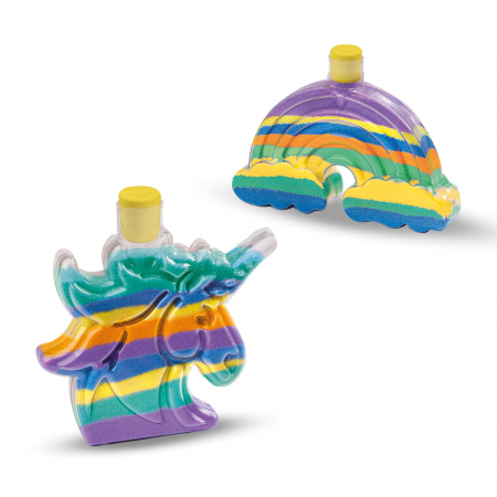 Set creativ copii - Sticle de arta cu nisip Galaxy unicorn si curcubeu [1]