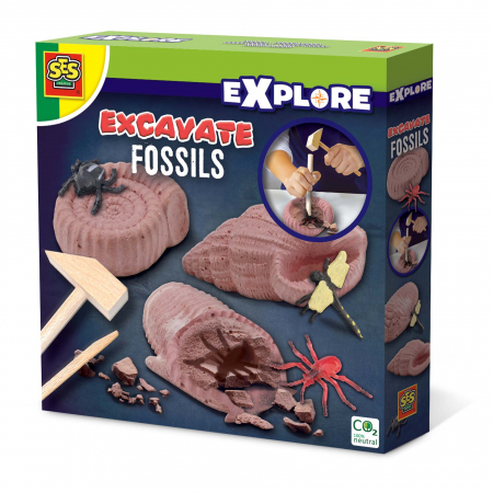 Jucarii Montessori - Set creativ de jucarie - Excavati fosile