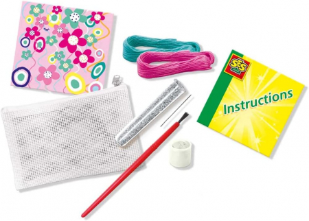 Set creativ DIY copii- Geanta brodata cu unicorn si accesorii [2]