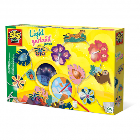Copii 3 ani+ - Set creativ - Ghirlanda luminoasa Jungla