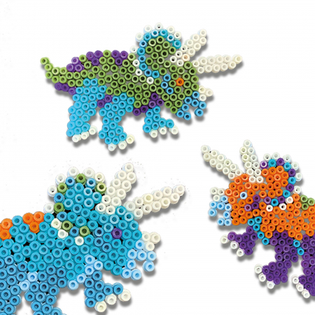 Set creativ Green Beedz – Margele de calcat Triceraptos [1]