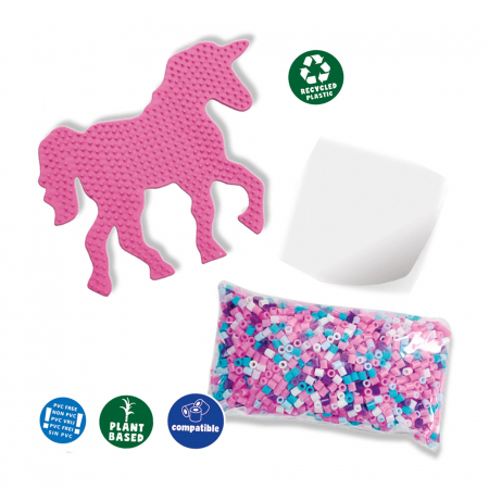 Set creativ Green Beedz – Margele de calcat Unicorn [2]