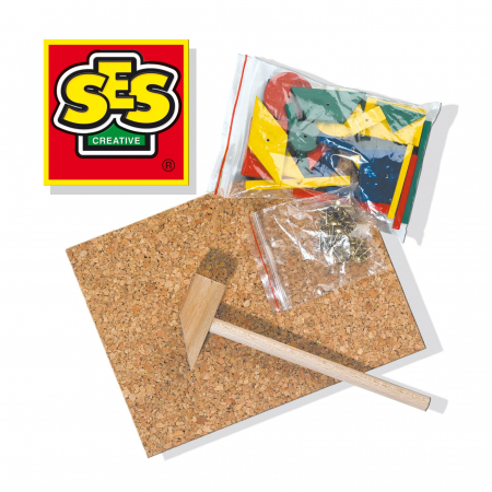 Set constructie copii - Jucarie de indemanare cu ciocan si cuie - Hammer Tic Original [1]