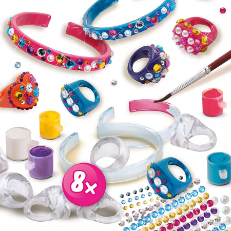 Set creativ - Inele si bratari cu diamante [1]