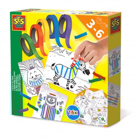 Copii 3 ani+ - Set creativ - Invat sa lipesc