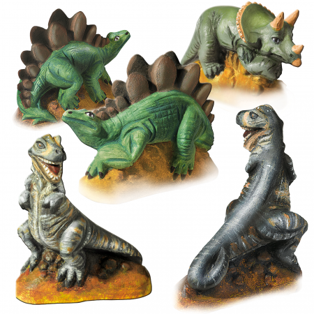 Set creativ mulaj si pictura - Dinozauri [1]