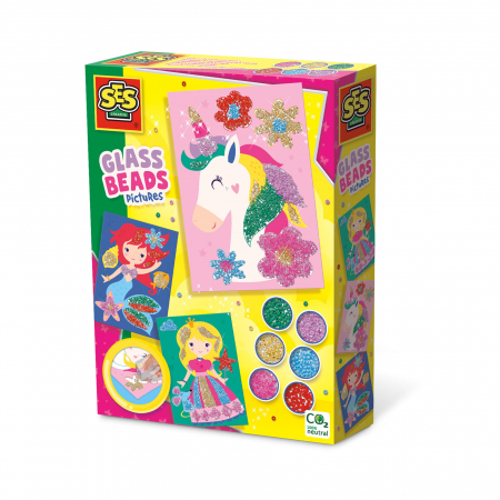 Jucarii copii si bebe - Set creativ - Tablouri cu margele de sticla