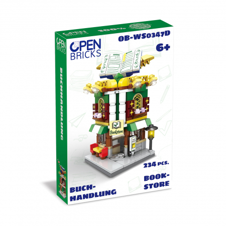 Jucarii copii si bebe - Set de construit de jucarie - Librarie (234 piese)