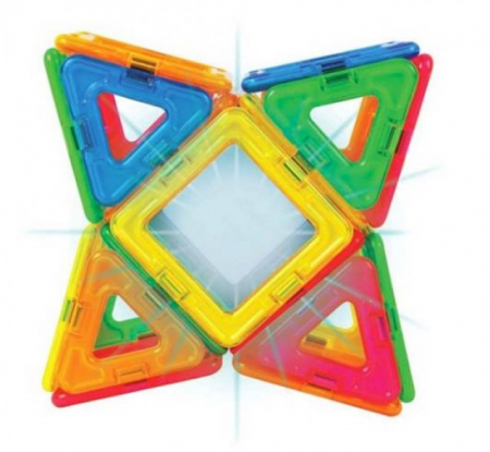 Set de construit magnetic cu lumina led, Magformers [2]