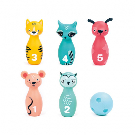 Copii 3 ani+ - Set de popice soft Raton, Ludi