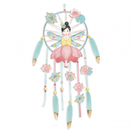 Joc creativ DIY Dreamcatcher Zana Lotus, Djeco [6]