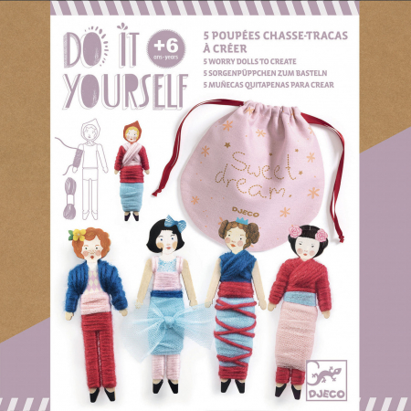 Jucarii fete - Joc creativ DIY Papusi pentru vise senine, Djeco