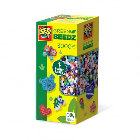 Pictura, modelaj si accesorii - Set margele de calcat culori mixte Green Beedz 3000 bucati