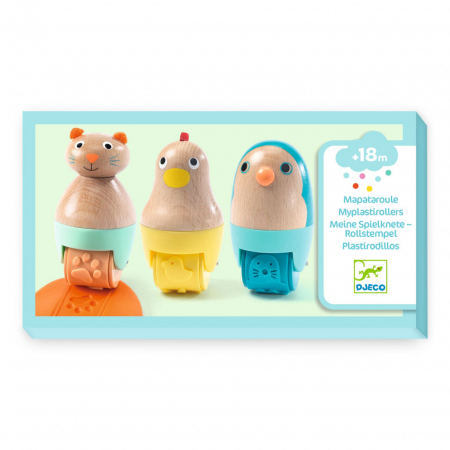 Copii 5 ani+ - Set role de modelat Myplastirollers, Djeco