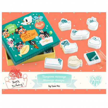 Set stampile mesaje Lam, Djeco [3]