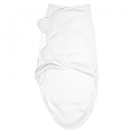 Lenjerii de pat copii si bebe - Sistem de Infasare, Eko, Bumbac 100%, 3-6Kg - Alb