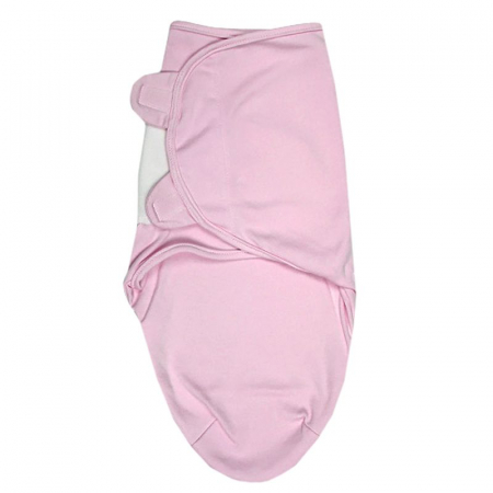 Lenjerii de pat copii si bebe - Sistem De Infasare, Eko, Bumbac 100%, 3-6Kg - Roz