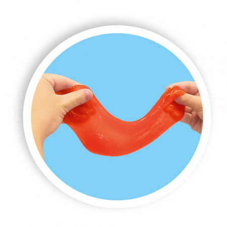 Slime colorat cu dinozaur T-rex de jucarie (2x 120 gr.) [3]