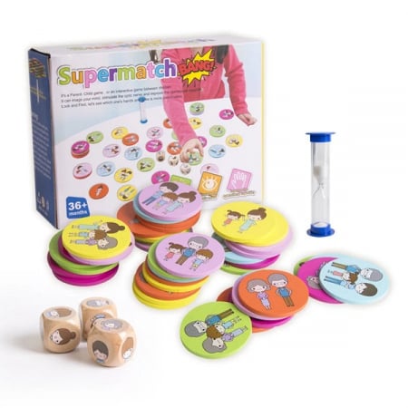 Jucarii copii si bebe - Supermatch joc de societate pentru copii