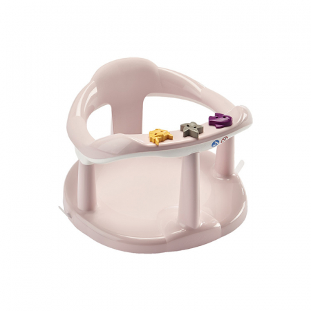 Cadita bebelus - Suport ergonomic pentru baie Aquababy POWDER PINK