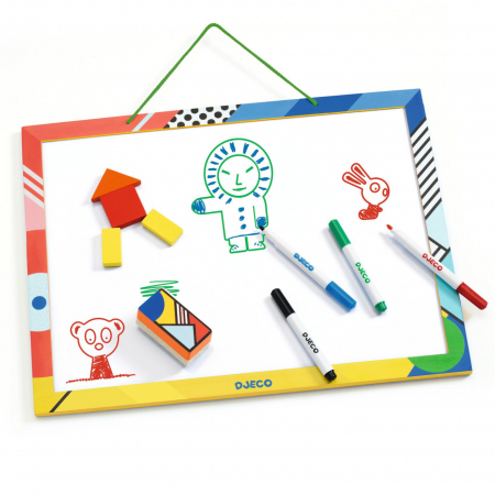 Jucarii magnetice - Tabla magnetica (whiteboard), Djeco