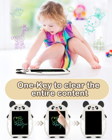 Tableta de Desenat si de Scris LCD pentru Copii, Model Panda [2]