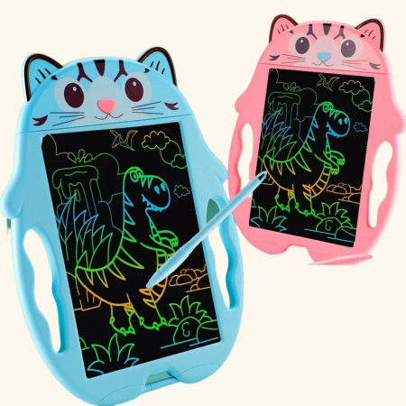 Pictura, modelaj si accesorii - Tableta de Desenat si de Scris LCD pentru Copii, Model Pisicuta Adorabila