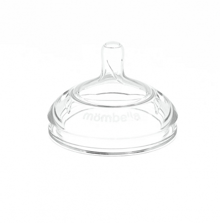 Pentru Bebe - Tetina Biberon Anticolici Mombella, Flux Lent (S, 2 picaturi) Ã¢â‚¬â€œ Nou Nascut