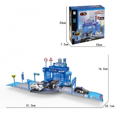 Jucarii de Rol - Traseu cu statie - Jucărie Educativă tematica pentru Copii