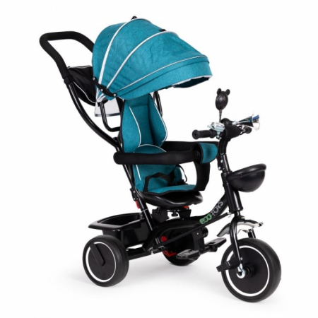 Jucarii de exterior - Tricicleta cu sezut rotativ Ecotoys JM-066-9 - Verde
