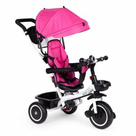 Jucarii de exterior - Tricicleta Ecotoys EDIYM-BT-2 - Roz