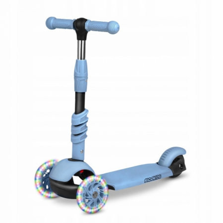 Trotinete - Trotineta 3 in 1 cu roti cu LED Ricokids Todi 765401 - Albastru