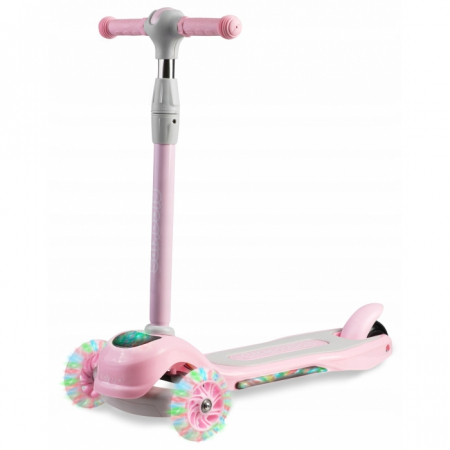 Trotinete - Trotineta cu roti cu LED Ricokids Piko 765001 - Roz