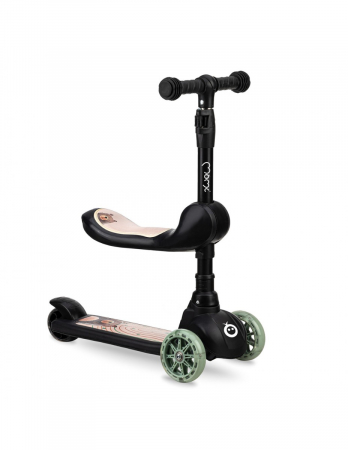 Trotinete - Trotineta transformabila 2in1 MoMi Kiuru - Black