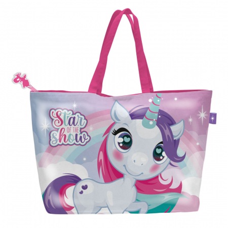 Gentuta de plaja copii - Unicorn Sparkle Geanta de Plaja Copii 48 cm