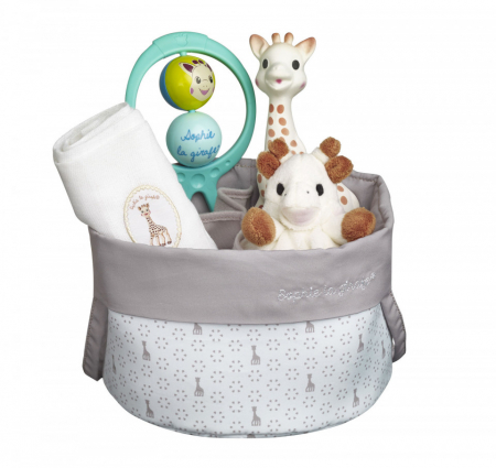 Jucarii copii si bebe - Vulli Cos cadou nastere Sophie la Girafe