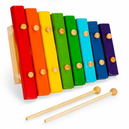 Jucarii copii si bebe - Xilofon pentru copii, versiune cu 8 tonuri, Ecotoys PH08C002