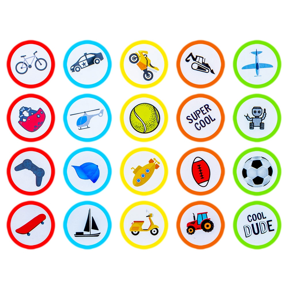Accesorii craft, Stampilute rotunde, 20 buc/set - S-COOL [11]