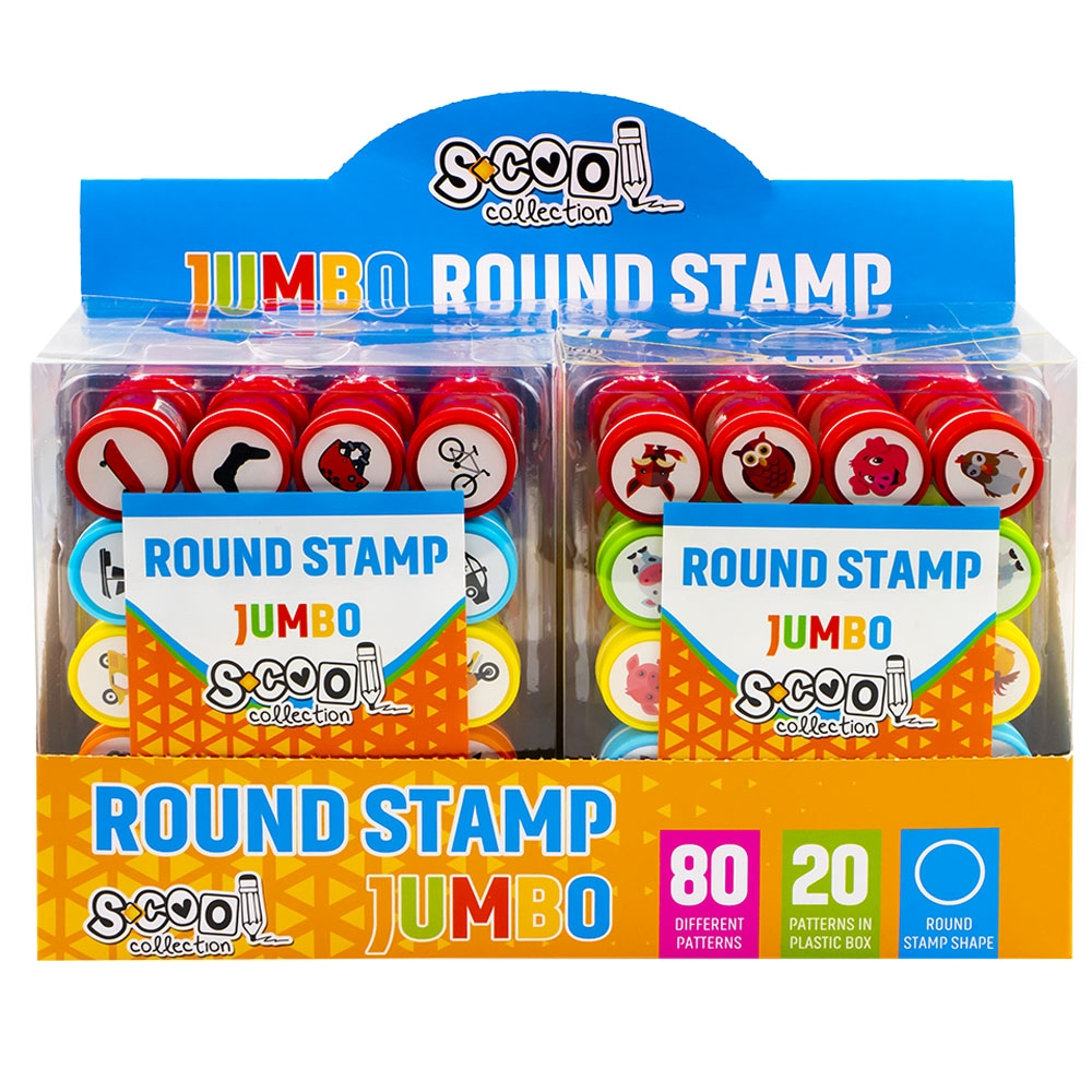 Accesorii craft, Stampilute rotunde, 20 buc/set - S-COOL [3]
