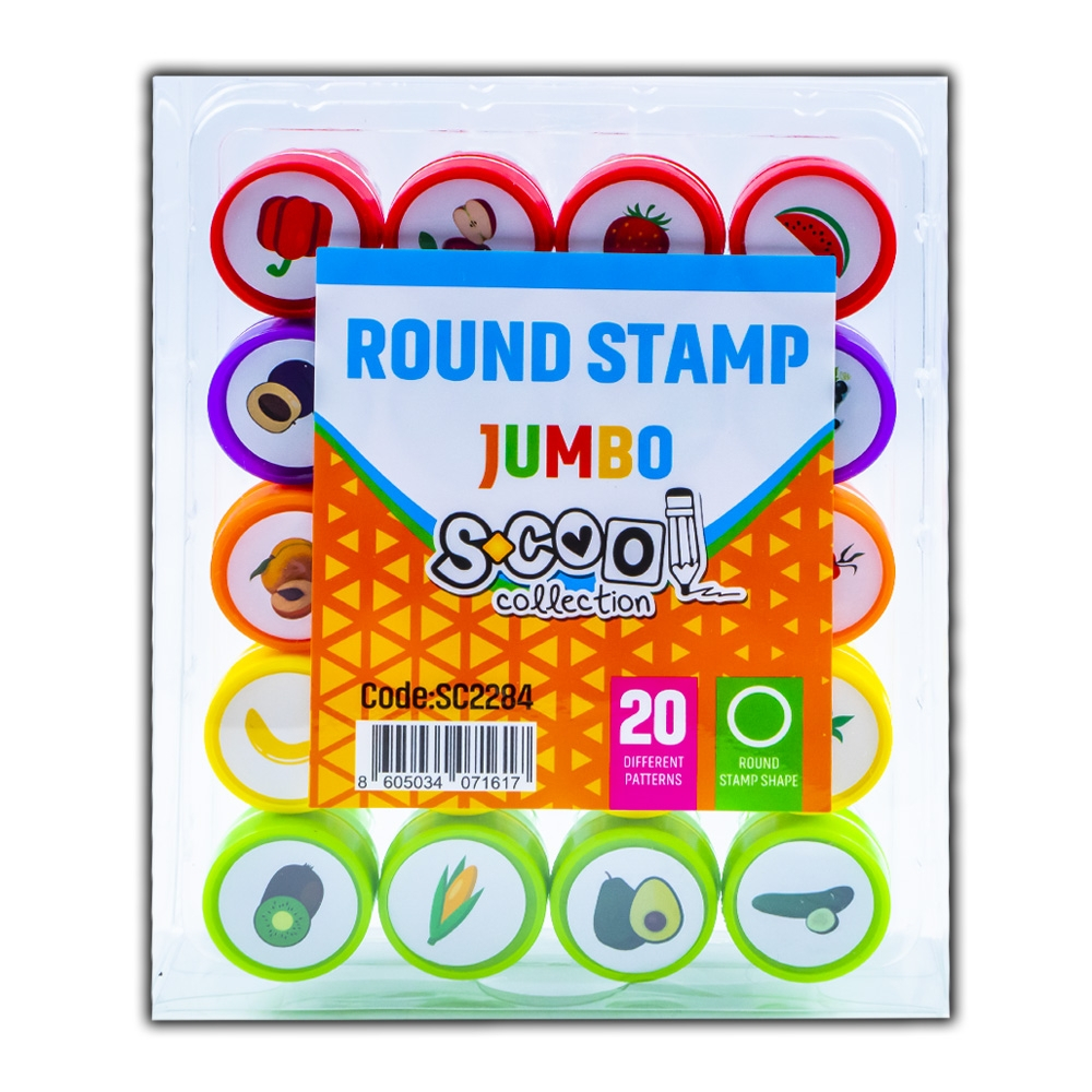 Accesorii craft, Stampilute rotunde, 20 buc/set - S-COOL [9]