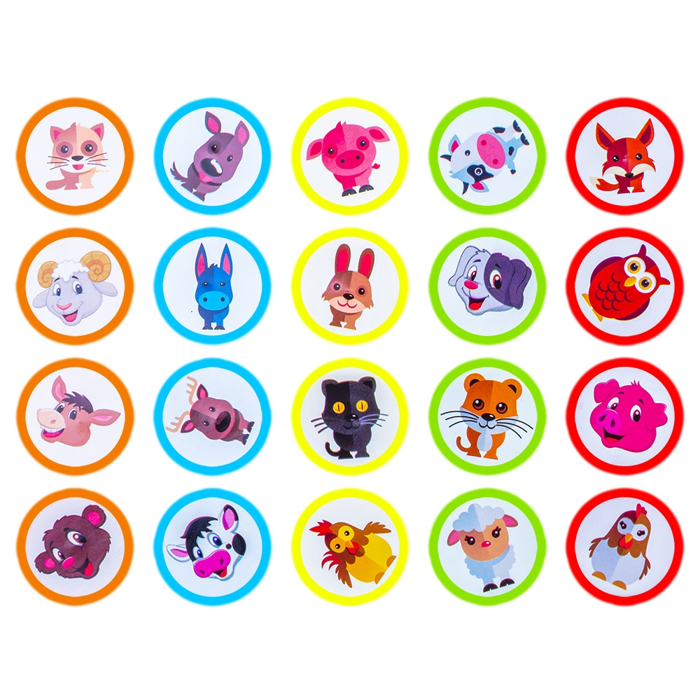 Accesorii craft, Stampilute rotunde, 20 buc/set - S-COOL [5]