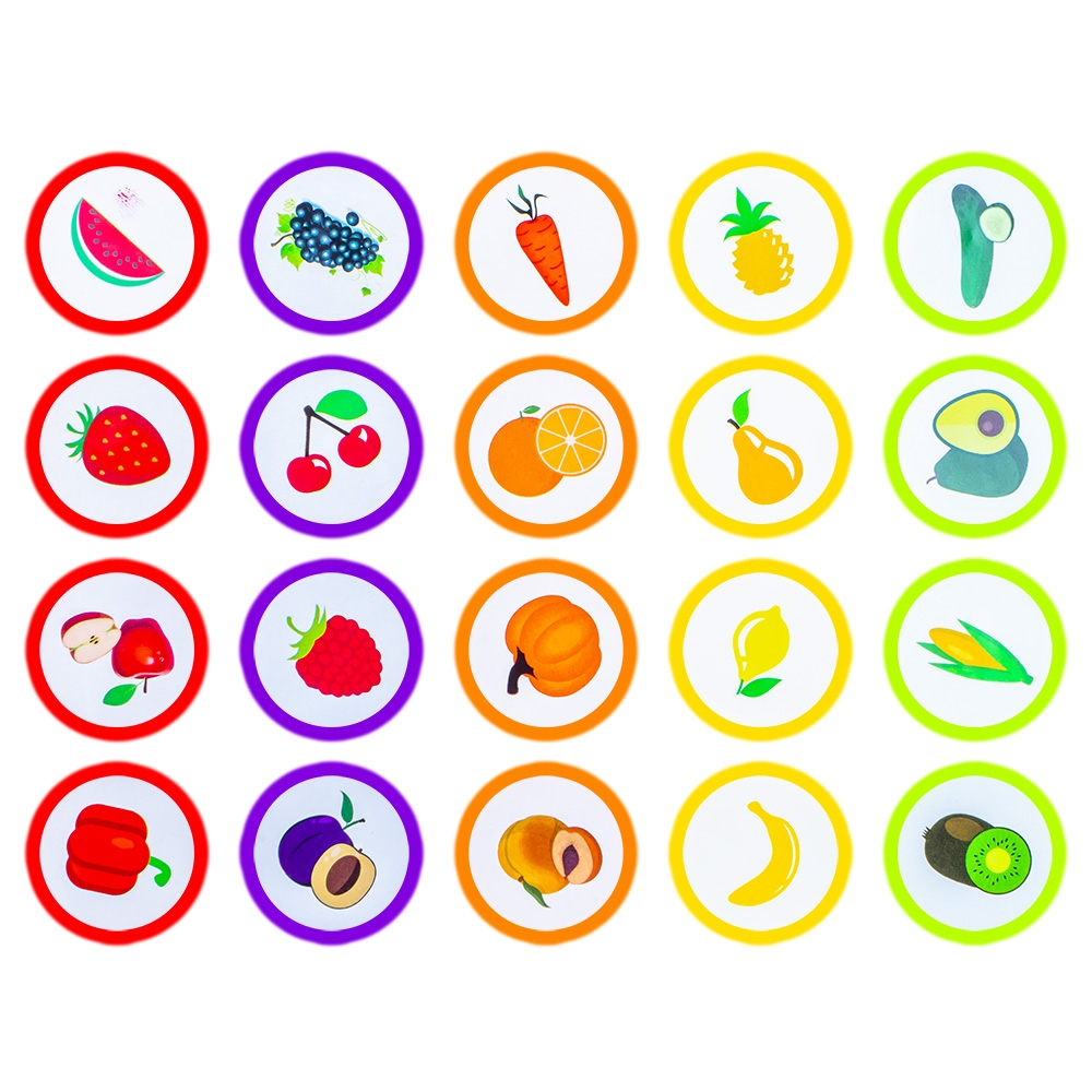 Accesorii craft, Stampilute rotunde, 20 buc/set - S-COOL [8]