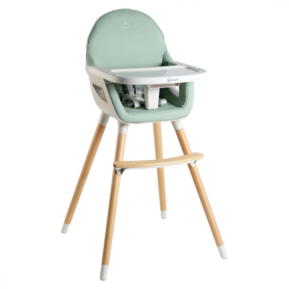BabyGo - Scaun de masa transformabil Scandi Green [1]