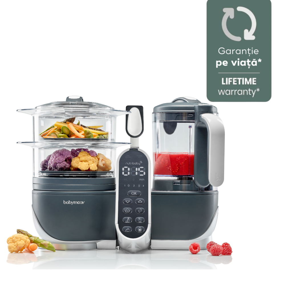 Babymoov - Robot multifunctional 5 in 1 Nutribaby (+) Industrial Grey [1]