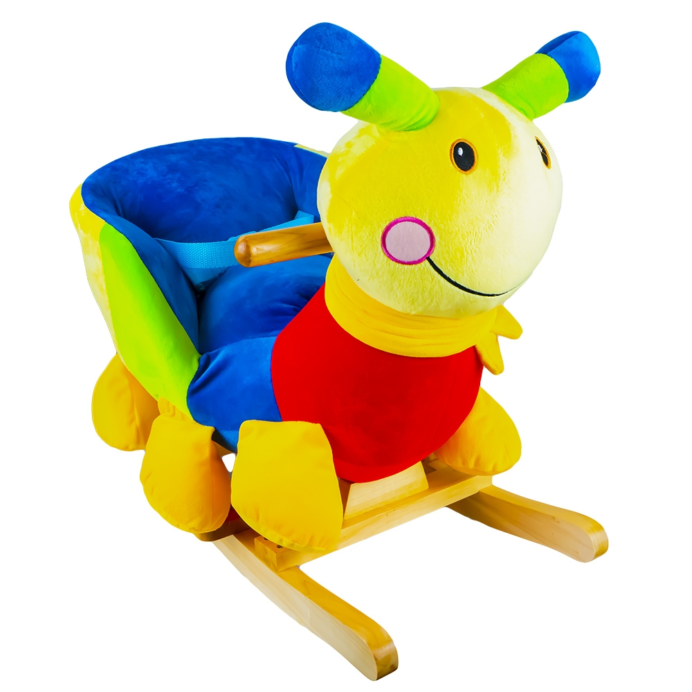 Balansoar pentru bebelusi, Melc, lemn + plus, 60x34x45 cm [1]