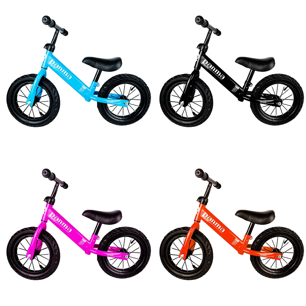 Bicicleta din metal, fara pedale, roti cauciuc [1]
