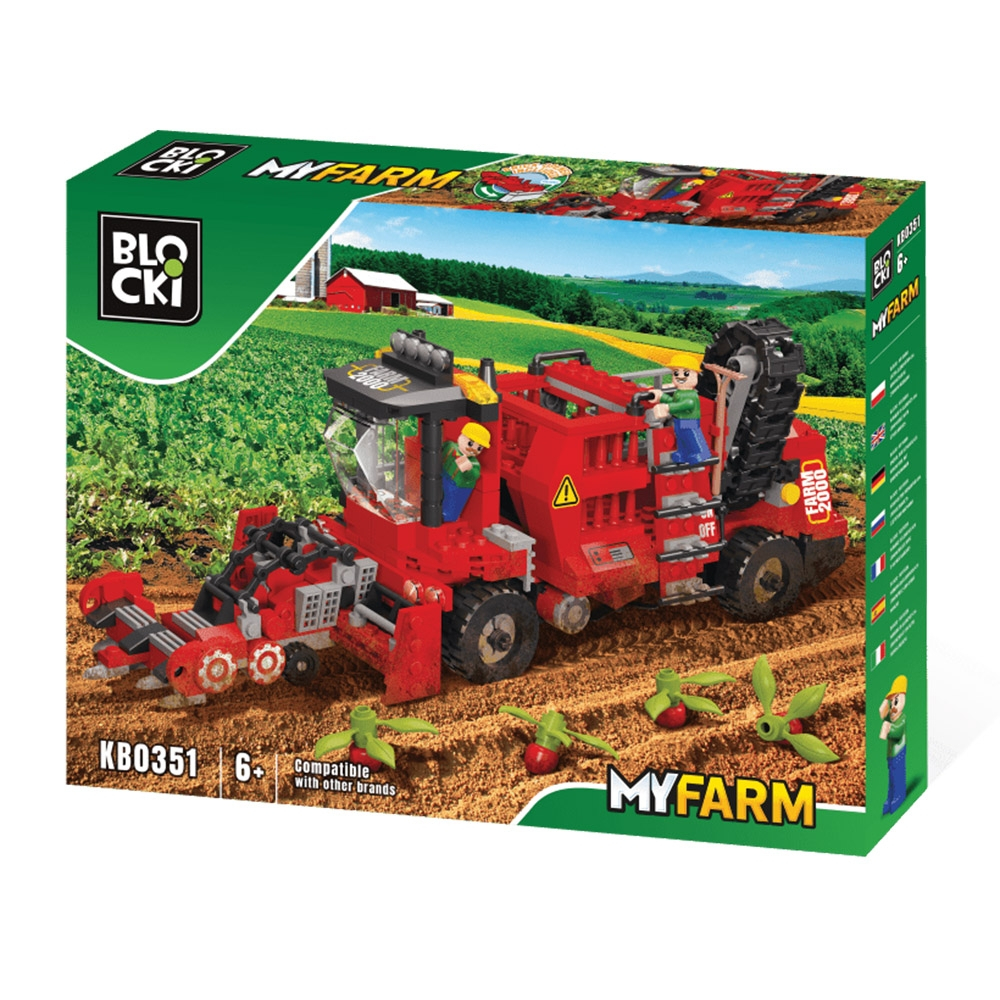 Blocki My Farm, Combina de recoltat sfecla, 456 piese [1]