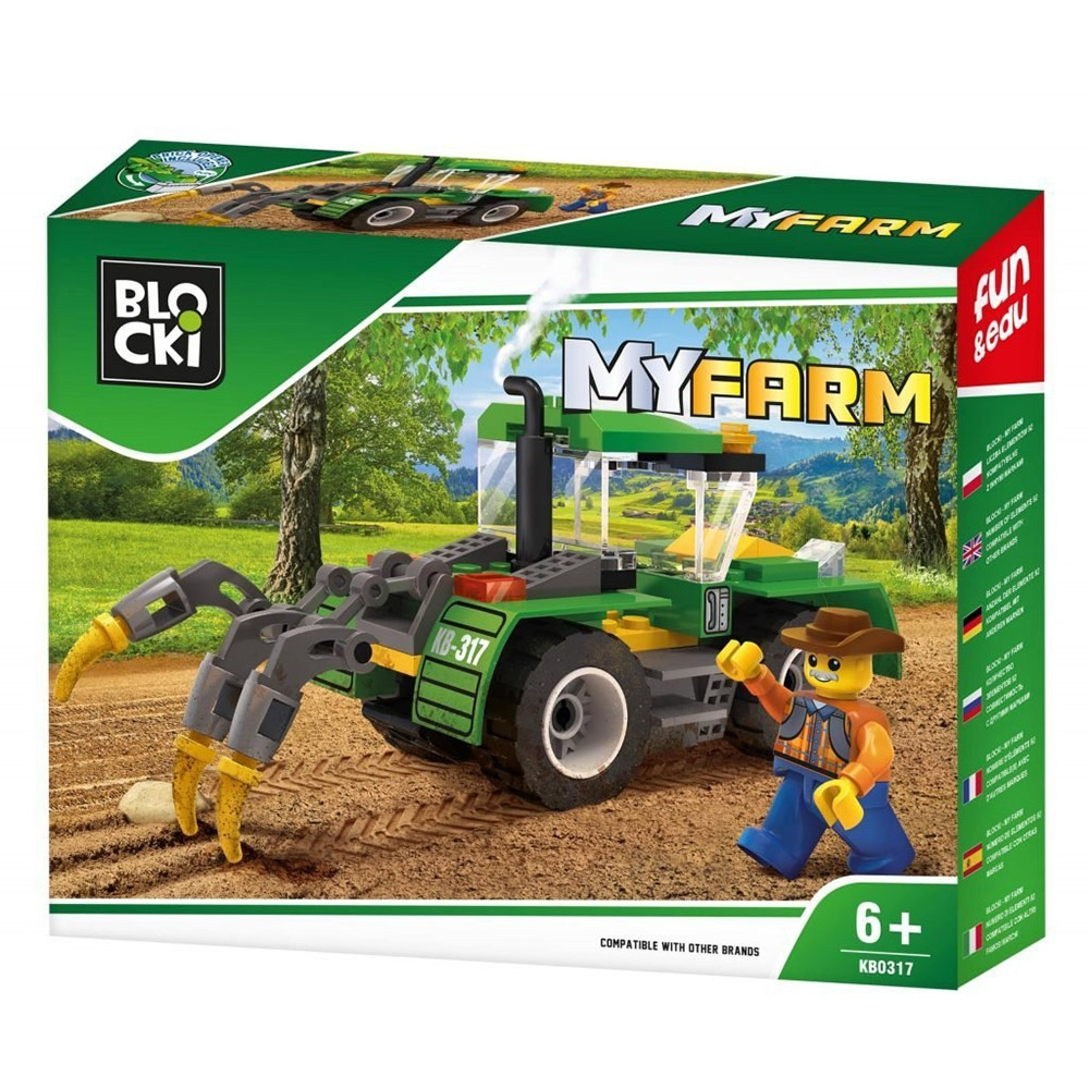 Blocki My Farm, Tractor cu plug [4]
