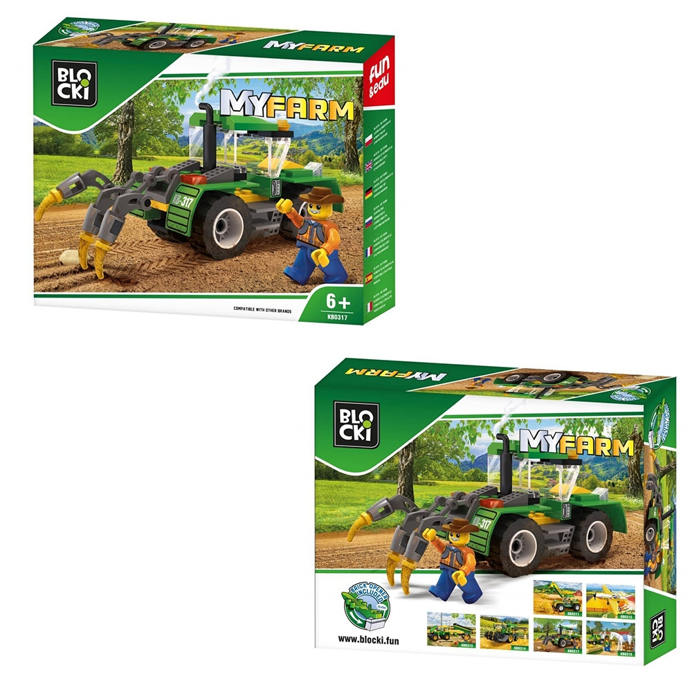 Blocki My Farm, Tractor cu plug [3]
